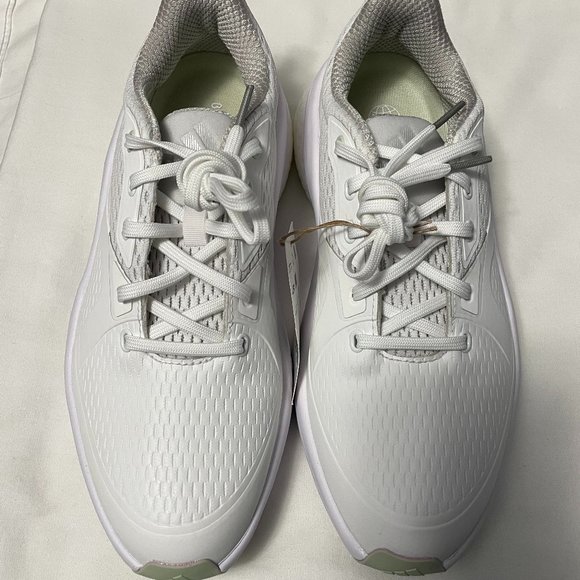 adidas Solarmotion Golf Shoes Womens 8.5 Cloud White Linen Green - Picture 8 of 11